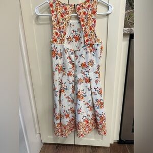 Rewind orange and white, extra small female dress